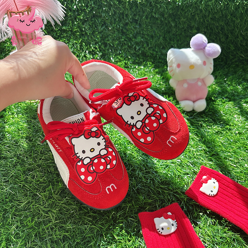 儿童红色阿甘鞋软底防滑宝宝鞋子