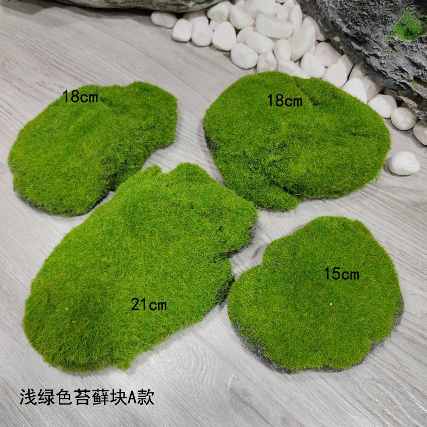 仿真青苔草坪 植绒苔藓青苔块 藤丝草坪装饰设计造景仿真草坪 五金/工具 草坪网/草坪墙/工地围挡草坪 原图主图