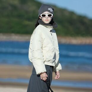 中性儿童棉服秋冬季2026新款加厚保暖棉衣中大女童休闲夹克外套潮