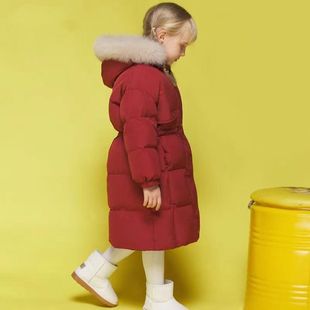 女童棉服初中生冬装新款洋气儿童加厚羽绒棉衣冬季中大童棉袄外套