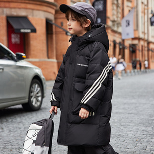 儿童羽绒服男童中长款2024新款冬季男款中大童男孩童装加厚外套潮