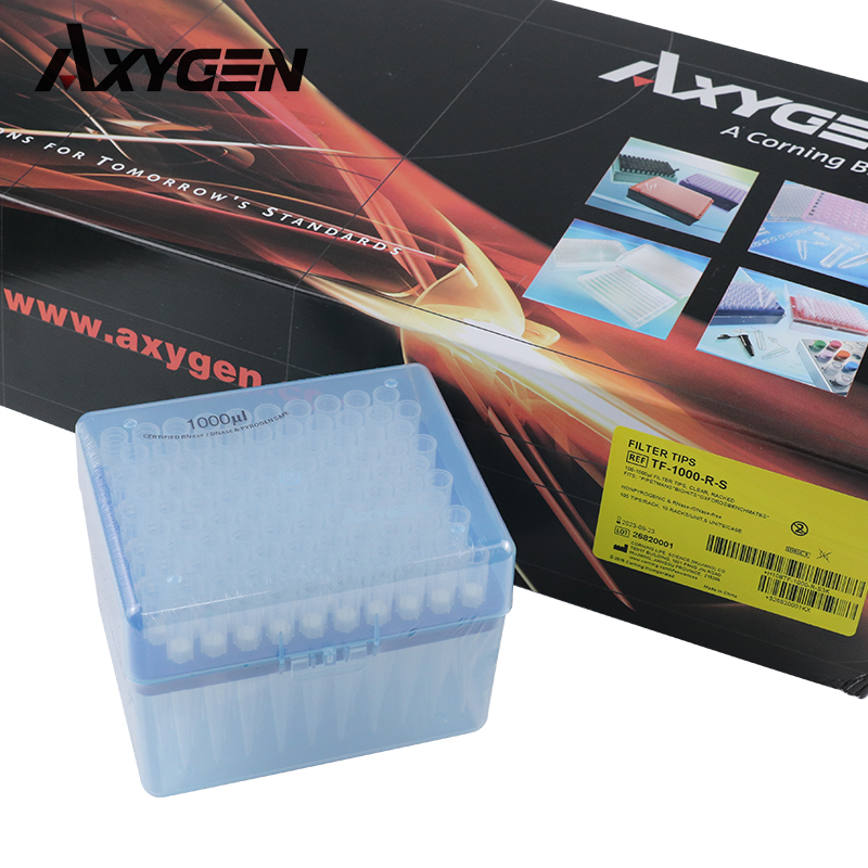 Axygen 爱思进吸头10ul 200ul 1000ul盒装带滤芯移液器枪头管嘴无