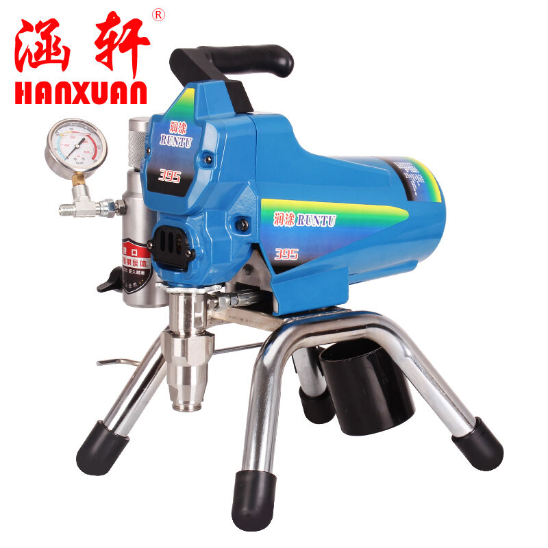 涵轩电动柱塞高压无气喷涂机喷乳胶漆喷漆机油漆涂料喷涂机全自动