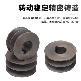 28外经60 双槽A型B型电机三角皮带轮内经24 100皮带盘马达传动轮