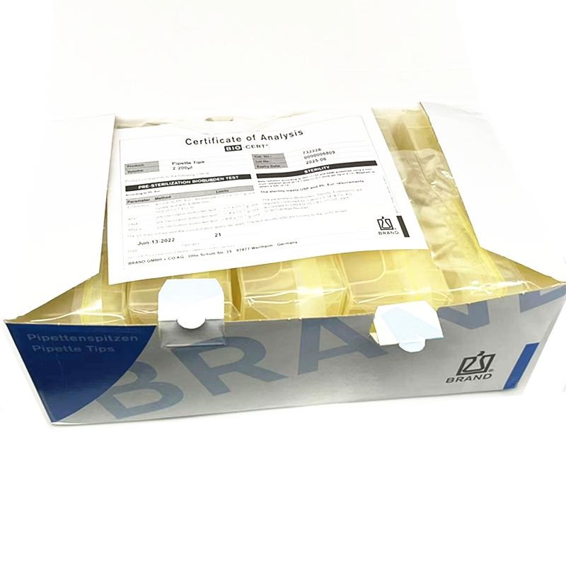 brand普兰德 732228 移液器吸头 TipBox吸头盒2-200l 96支/盒