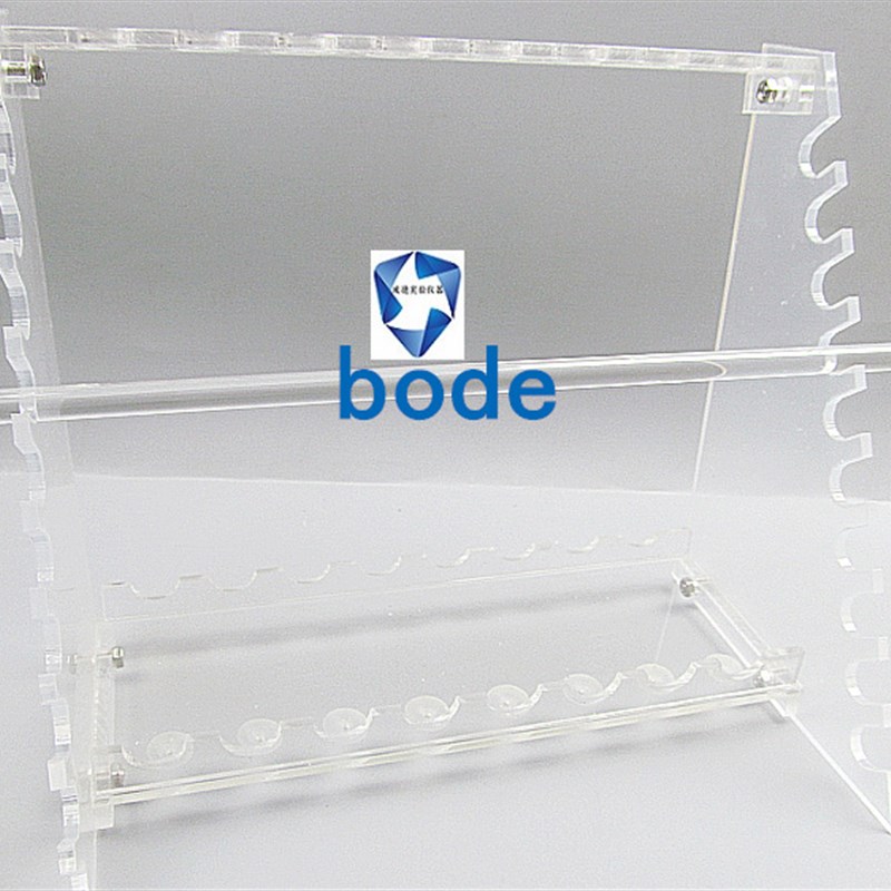 实验室用精品有机玻璃仪器横式吸管架移液管架多用单用双面可拆