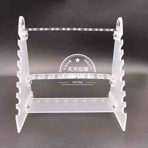 移液管架梯形有机玻璃透明吸管架实验室收纳多功能刻Y度吸管滴管