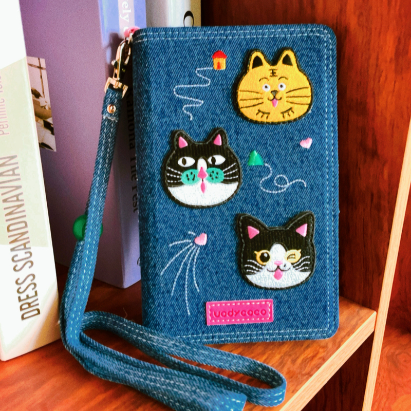 uodycoco原创富贵护照夹证件卡包