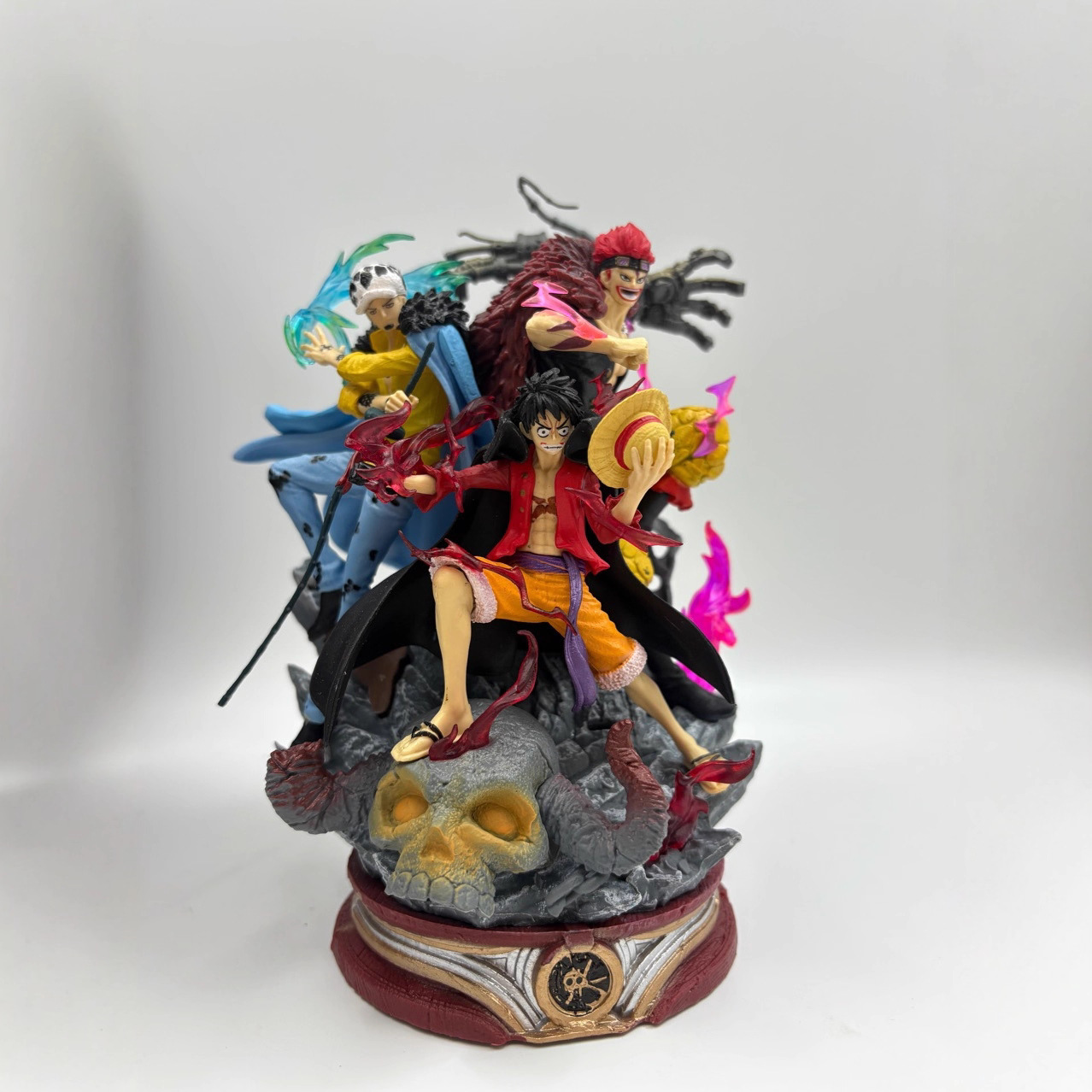 海贼 鬼岛路飞基德罗手办 模型 场景 摆件礼物造型手工