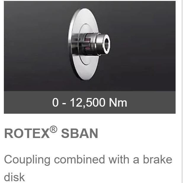 -ROTEX-SBAN型带刹车盘梅花联轴器Coupling combined with