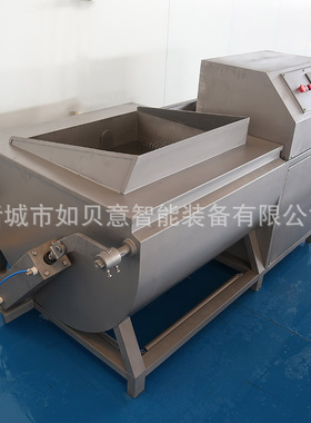 全自动西蓝花翻斗清洗机 中央厨房小型洗菜机 翻筐式豆角段清洗机