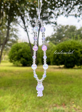 Bonbon-原创设计拉布布LABUBU可爱幻彩手机挂件包挂ccd挂件手机链