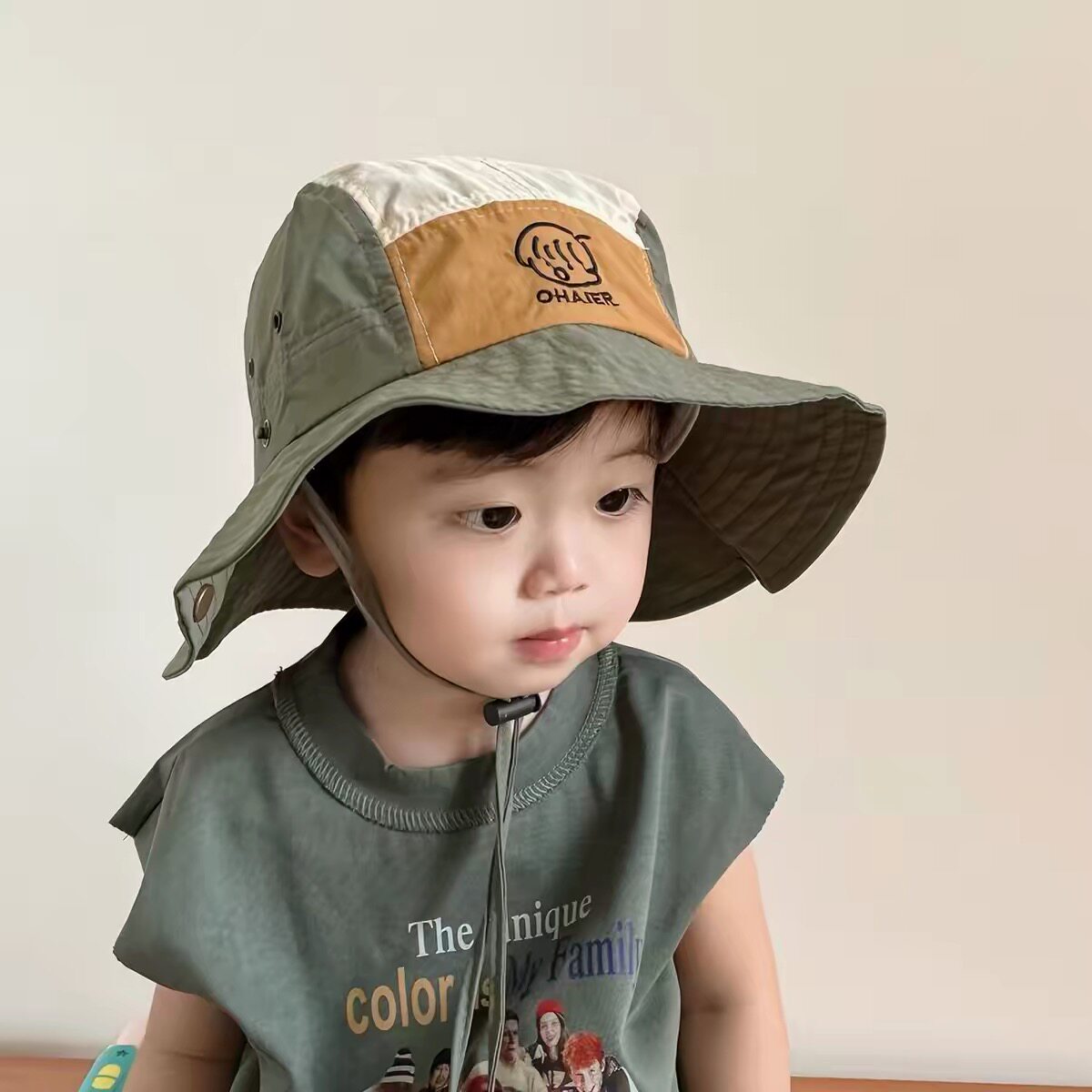 儿童帽子男孩帅气夏薄款遮阳帽防图片