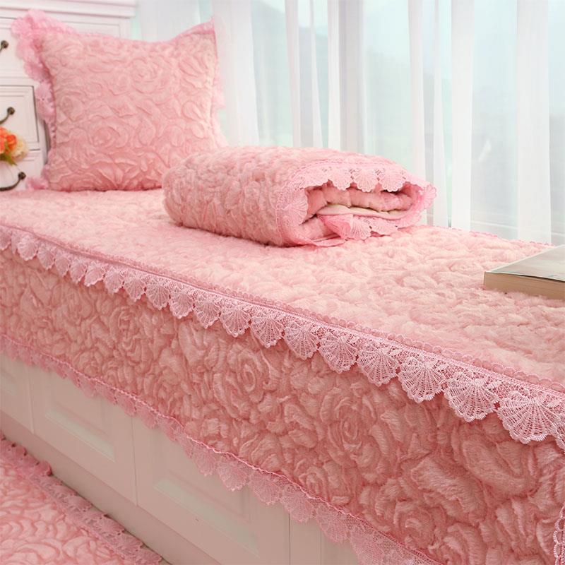 飘窗垫窗台垫阳台垫子四季通用加厚卧室毛绒榻榻米地垫可定做机洗