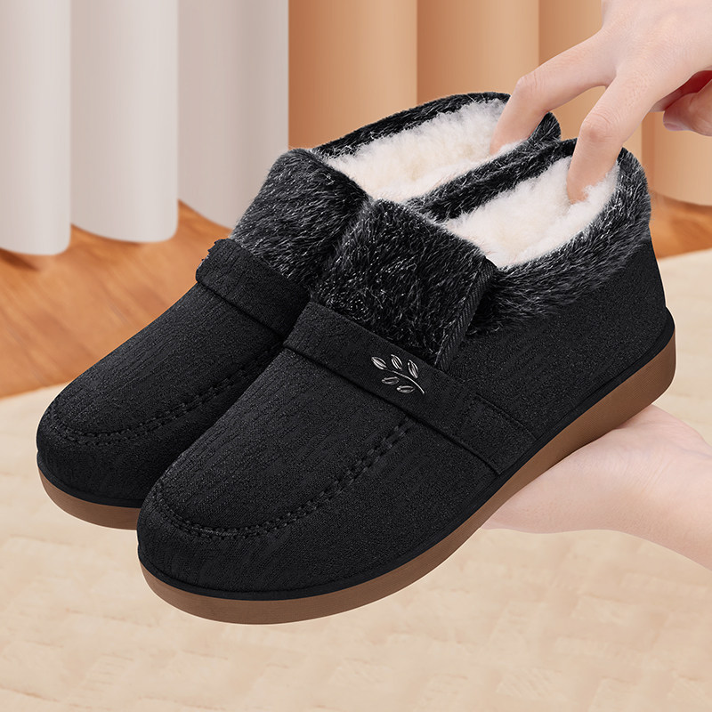 老北京布鞋女冬加绒2025新款保暖防摔奶奶鞋轻便中老年人妈妈棉鞋,女鞋,时尚雪地靴,淘宝优惠券,粉丝福利购,淘宝优惠卷