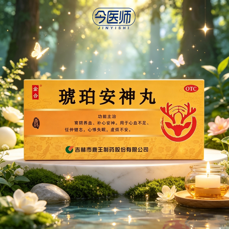 [金合]琥珀安神丸9g*10丸/盒