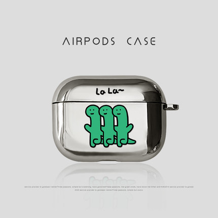 ins趣味卡通乔古漫恐龙适用AirPods1/3保护壳苹果airPods4无线蓝牙airpodspro2新二三四代耳机套airpod4软壳