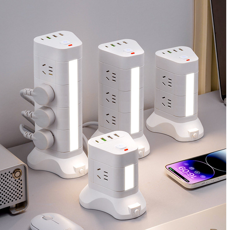 【官方】牛魔方立式插座多功能多孔位USB带线插排插线板三面插,电子/电工,接线板,淘宝优惠券,粉丝福利购,淘宝优惠卷