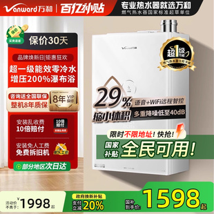 以旧换新补贴万和豆蔻燃气热水器一级能效静音零冷水伺服16升LS6