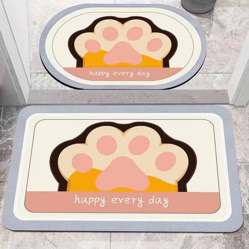 【抢两件】浴室门口地垫卫生间吸水免洗地垫厕所脚垫入户门垫,居家布艺,厨房地垫,淘宝优惠券,粉丝福利购,淘宝优惠卷