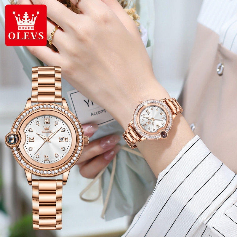 瑞士正品牌女士手表女2023新款防水电子表初高中学生轻奢小众十大