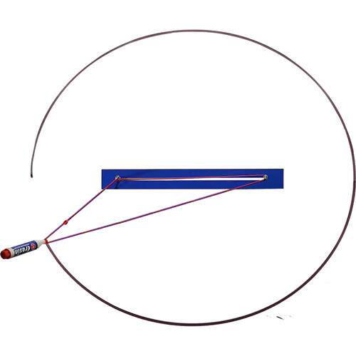 教具椭圆仪椭圆规数学黑板画变焦点大小几何定义演示仪器高中强磁