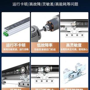 保利德電動玻璃自動平移感應門電機整套機組控制器軌道門禁機全套
