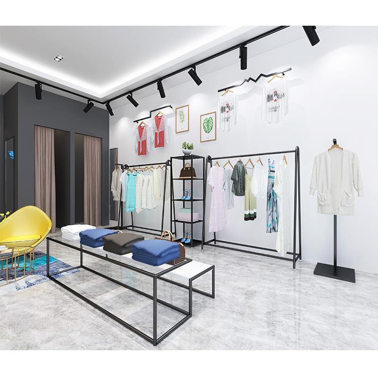 铁艺服装架展示架落地式婚纱店陈列架服装店货架高档礼服旗袍衣架
