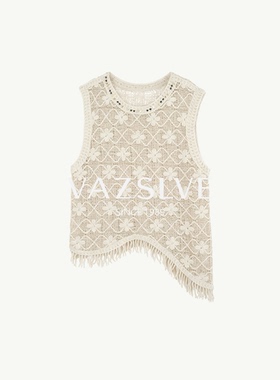 【VAZSLVE/全新奢品】捡漏-夏季镂空刺绣马甲-26201