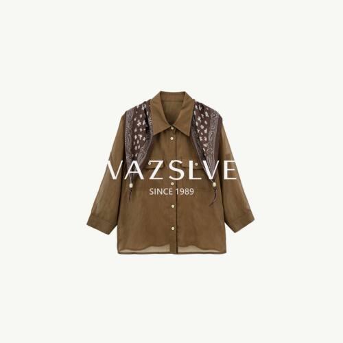 【VAZSLVE/全新奢品】捡漏-简约时尚百搭纯色衬衫-BOE6808