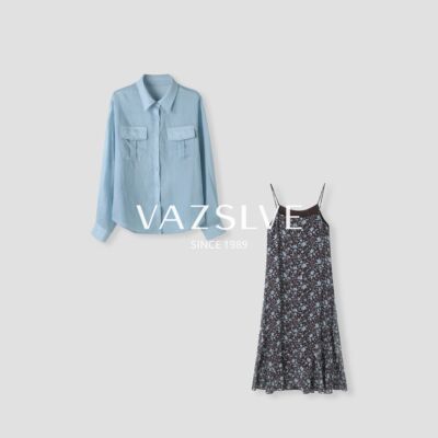 【VAZSLVE/全新奢品】捡漏-百搭吊带连衣裙套装-BO6188