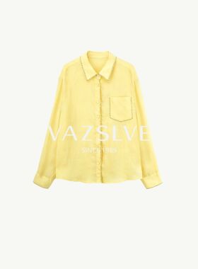 【VAZSLVE/全新奢品】捡漏-新款时尚百搭宽松休闲长袖衬衫-BO8266