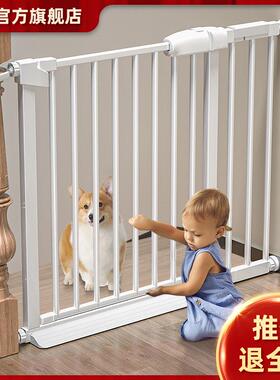 拉车楼梯护栏儿童安全门围栏婴儿门栏防护栏宝宝门口栅栏宠物厨房