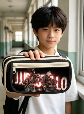 三角洲行动双子星笔袋结实耐磨