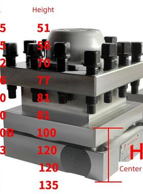 原装文昌数控电动刀座Ld4B-C6125 6140 6150荣发机床刀架自由塔