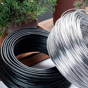 盆景铁丝造型铝丝定型铝线绑花蟠扎用丝园艺植物盆栽软黑吕铝丝线