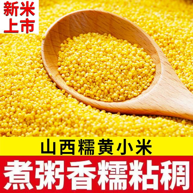 2026年现磨新米上市山西黄小米早餐农家糯黄小米粥小孩辅食杂粮