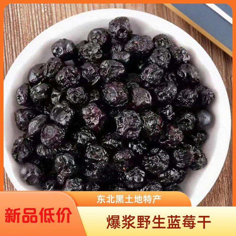 精品大果试吃两包爆浆东北大兴安岭蓝莓干特产果干干货零食水果