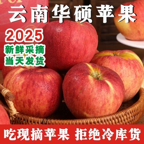 壮夫纯甜红露冰糖心现摘云南昭通红露高原丑苹果新鲜2/4.6斤