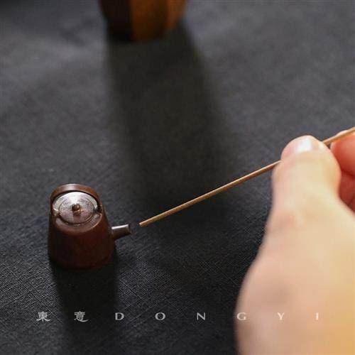 东意文房 黄铜香插香炉家用室内檀香线香座禅意茶道提梁壶小琴炉,家居饰品,香托/香盘/香座/香插,淘宝优惠券,粉丝福利购,淘宝优惠卷