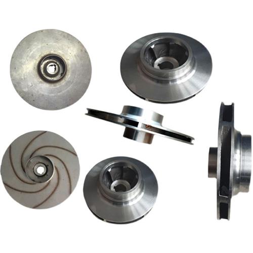 304不锈钢轴径30叶轮管道离心泵循环泵屏蔽泵配件不锈钢螺牙水叶