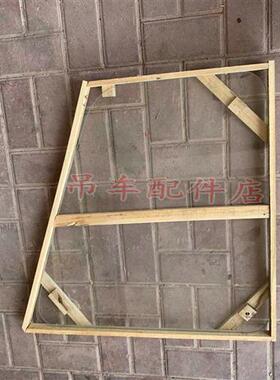 吊车配件上车门玻璃 橙色关爱 QY25V 门玻璃 16吨上车门玻璃 25吨