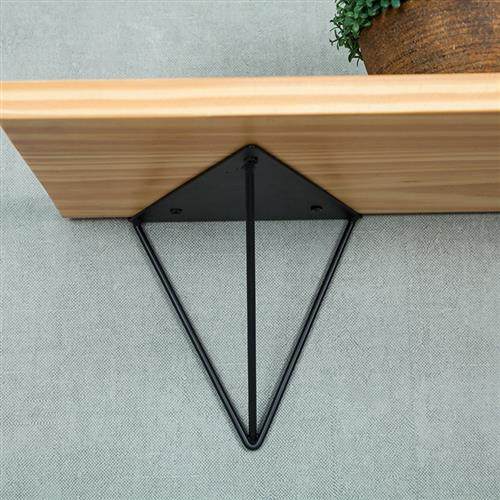 隔板支架托架墙上层板托搁板三脚架置物架一字承重三角铁金色支撑