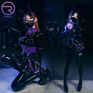 RG魅魔兔乳胶衣COS 胶衣立体胸围 LATEX基础款