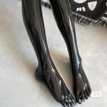 RG乳胶手套latex定制 一体成型长短手套cos束缚情趣贴身高弹力kig