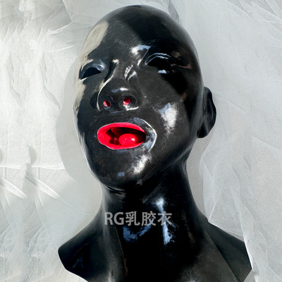 rg乳胶头套鼻管开眼窒息