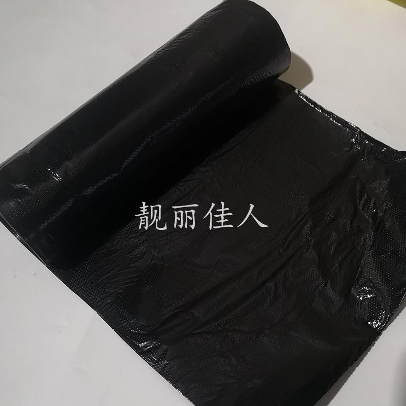 黑色80*100卷装大号点断垃圾袋家用实惠装加厚商用塑料袋10卷包邮