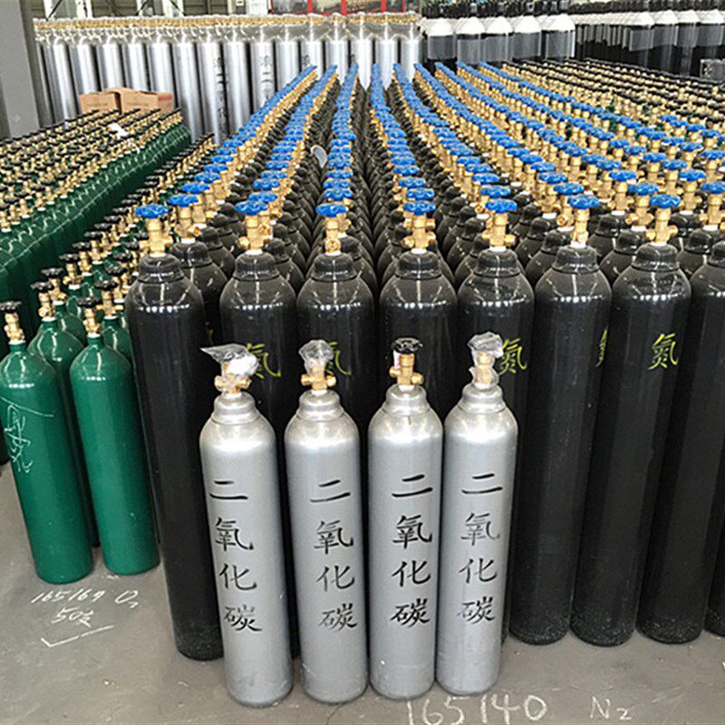 工业氧气瓶40升高压氧气罐10L15L小氩气氮气二氧化碳氦气乙炔钢瓶