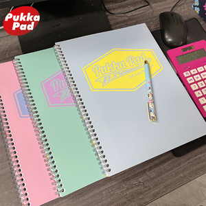 Pukka Pad笔记本子螺旋本线圈本大学生课堂笔记A4简约文艺精致记