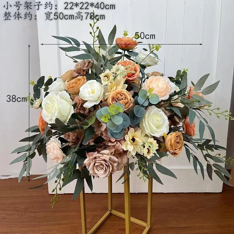 婚庆道具布置引花婚礼新款现场仿真花花球商场引路花结婚花排排花